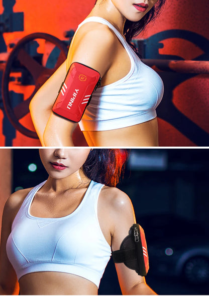 Cell Phone Case Sport Run Armband Waterproof Jogging Bag for iPhone Samsung Running Accessories Arm Bag Bracelet Athletic Pouch