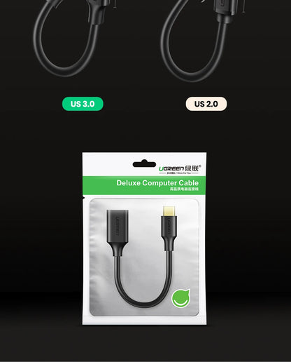 Ugreen USB C to USB Adapter OTG Cable USB Type C Male to USB 3.0 2.0 Female Cable Adapter for MacBook Pro Samsung Type-C Adapter