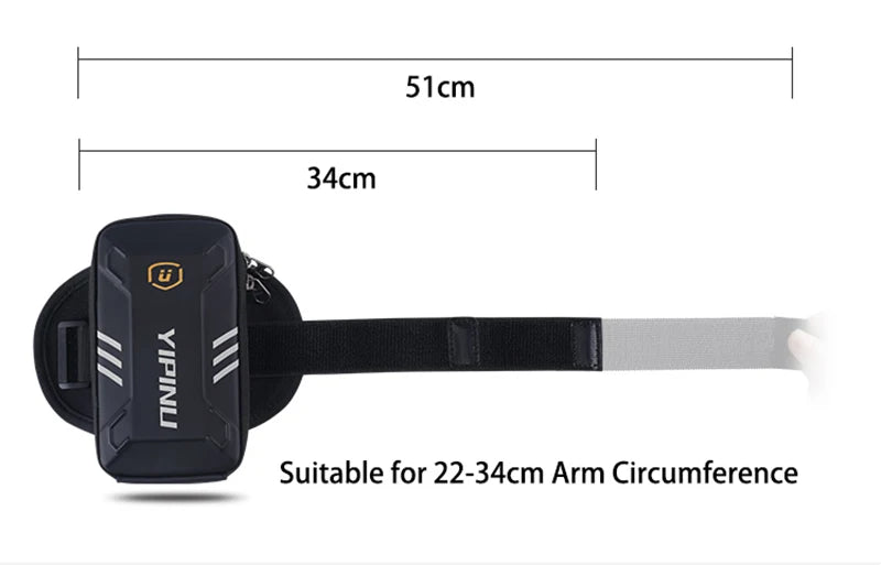 Cell Phone Case Sport Run Armband Waterproof Jogging Bag for iPhone Samsung Running Accessories Arm Bag Bracelet Athletic Pouch