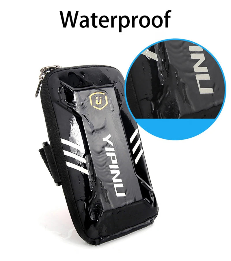Cell Phone Case Sport Run Armband Waterproof Jogging Bag for iPhone Samsung Running Accessories Arm Bag Bracelet Athletic Pouch
